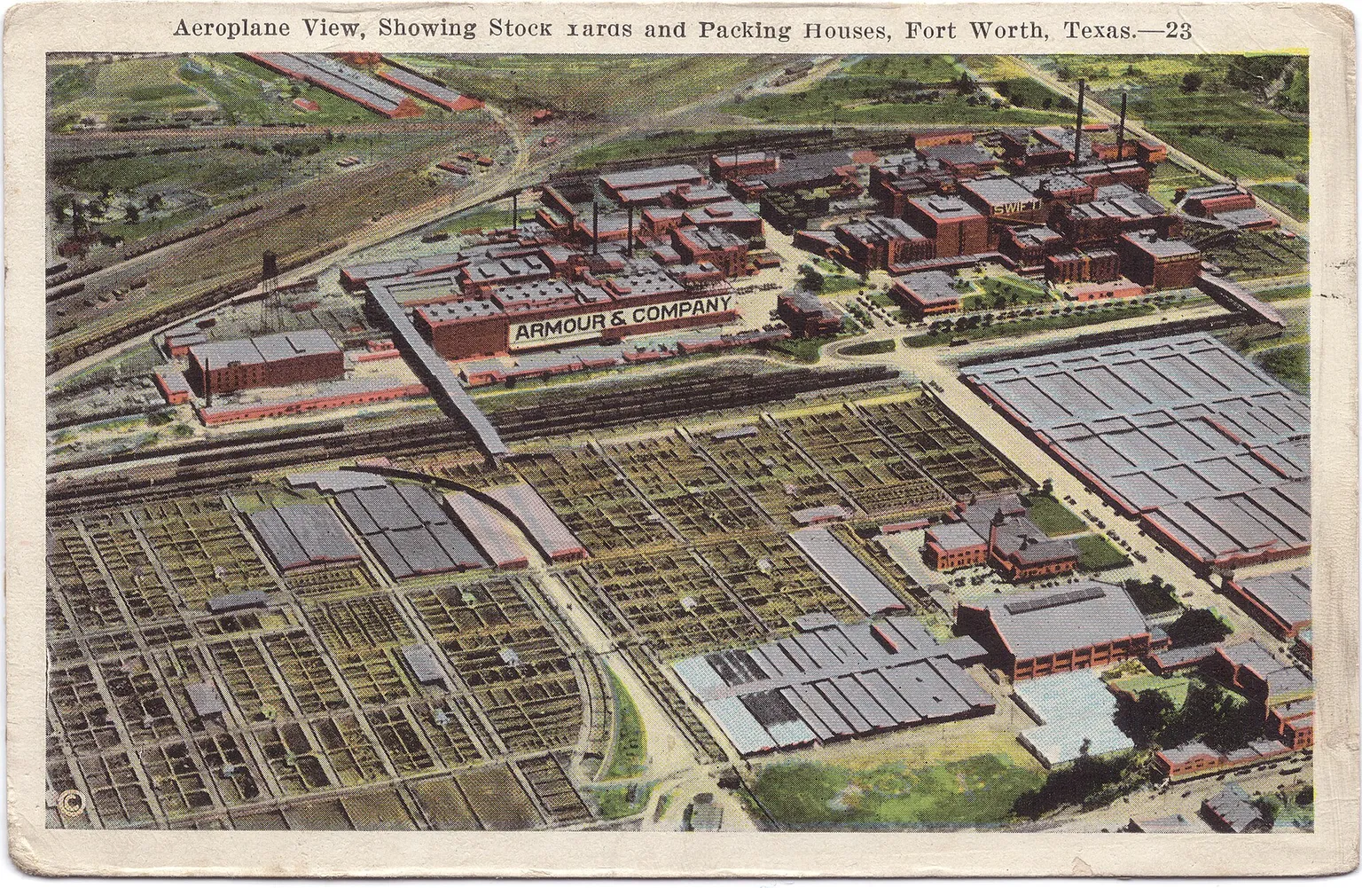 The historic Fort Worth Stockyards district just north of downtown off Main Street