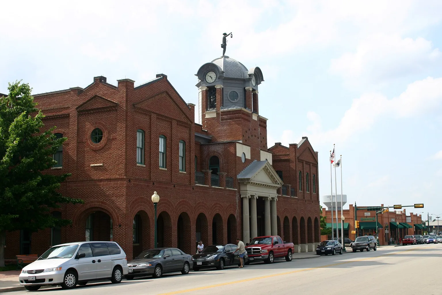 Grapevine City Hall on South Main Street in Grapevine, TX