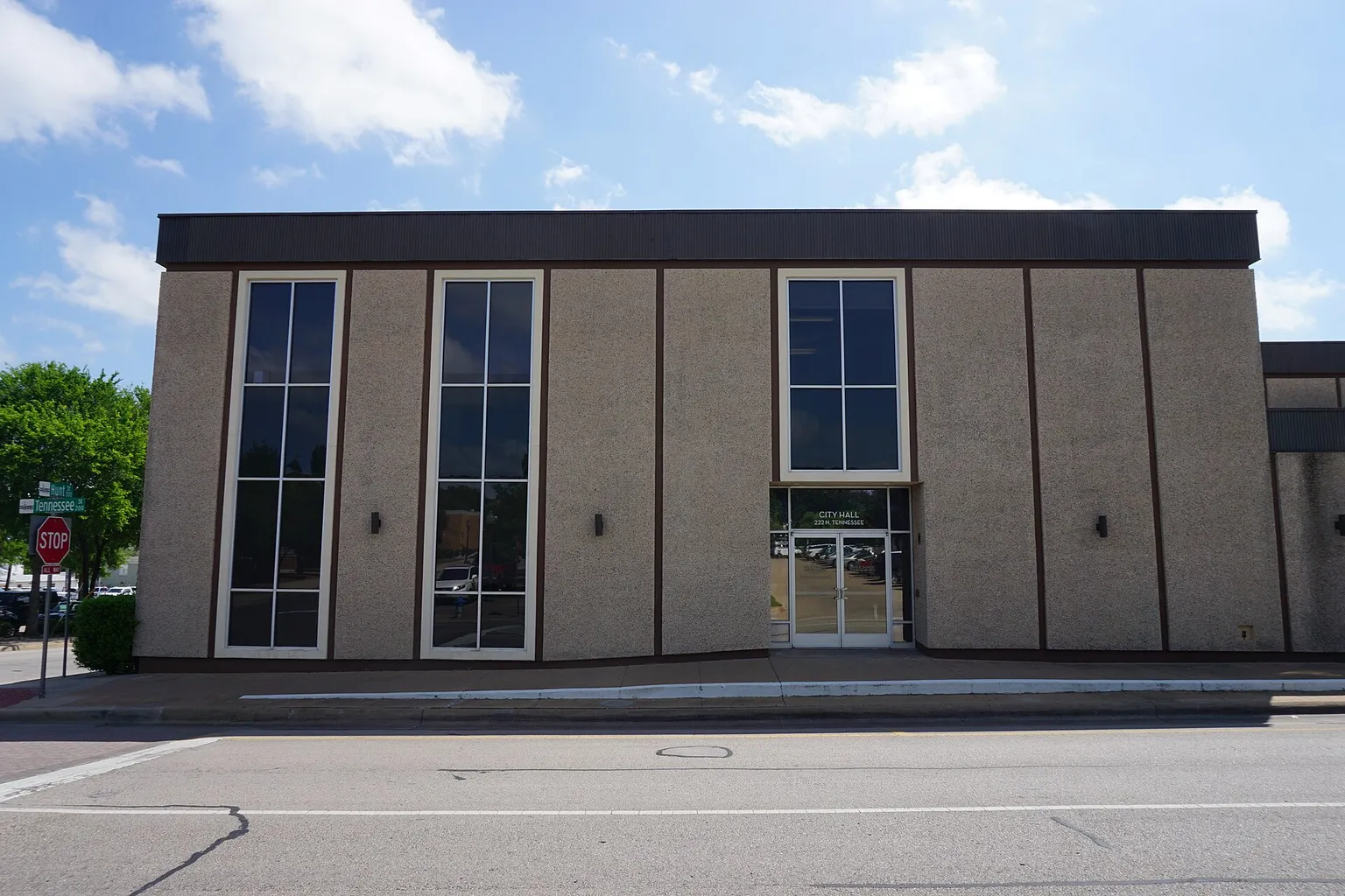 McKinney City Hall and municipal building in downtown McKinney, Texas