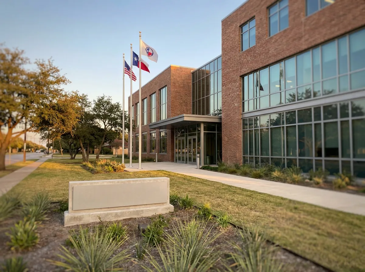 Rockwall City Hall at the Rockwall Municipal Center on South Goliad Street