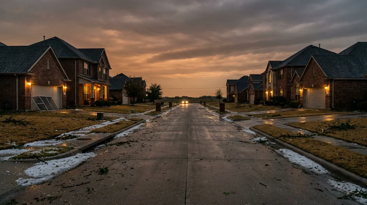State Highway 66 Lakeview Parkway, the main east-west arterial through Rowlett, TX